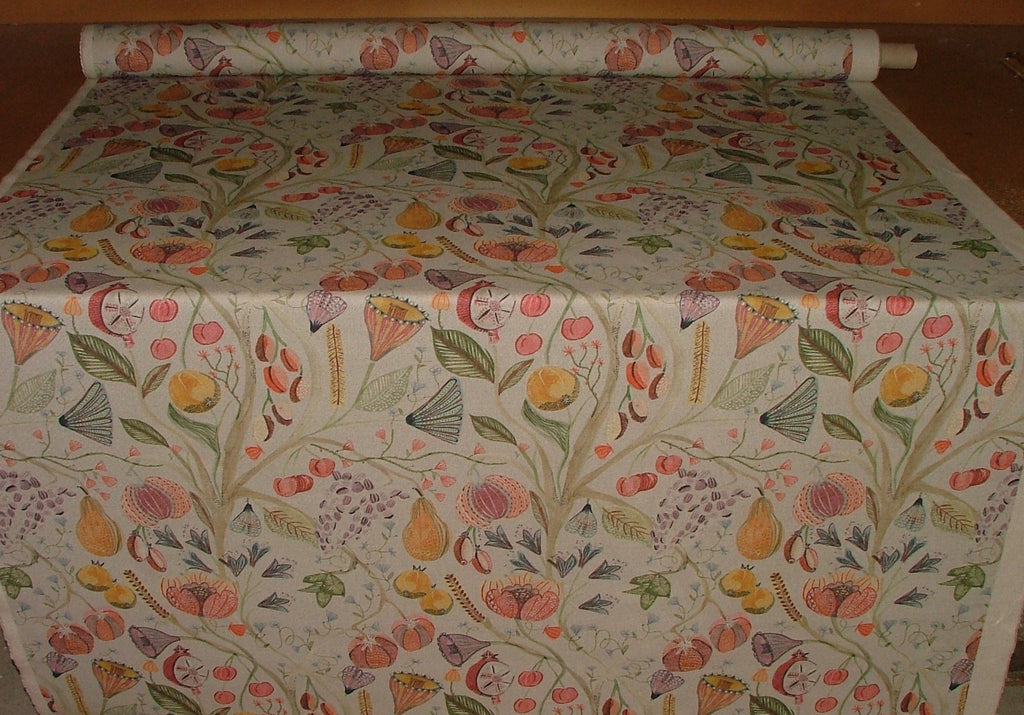 Voyage Maison Curtain Fabric LAAMORA SUMMER Linen Upholstery Cushion 8.3 METRES2