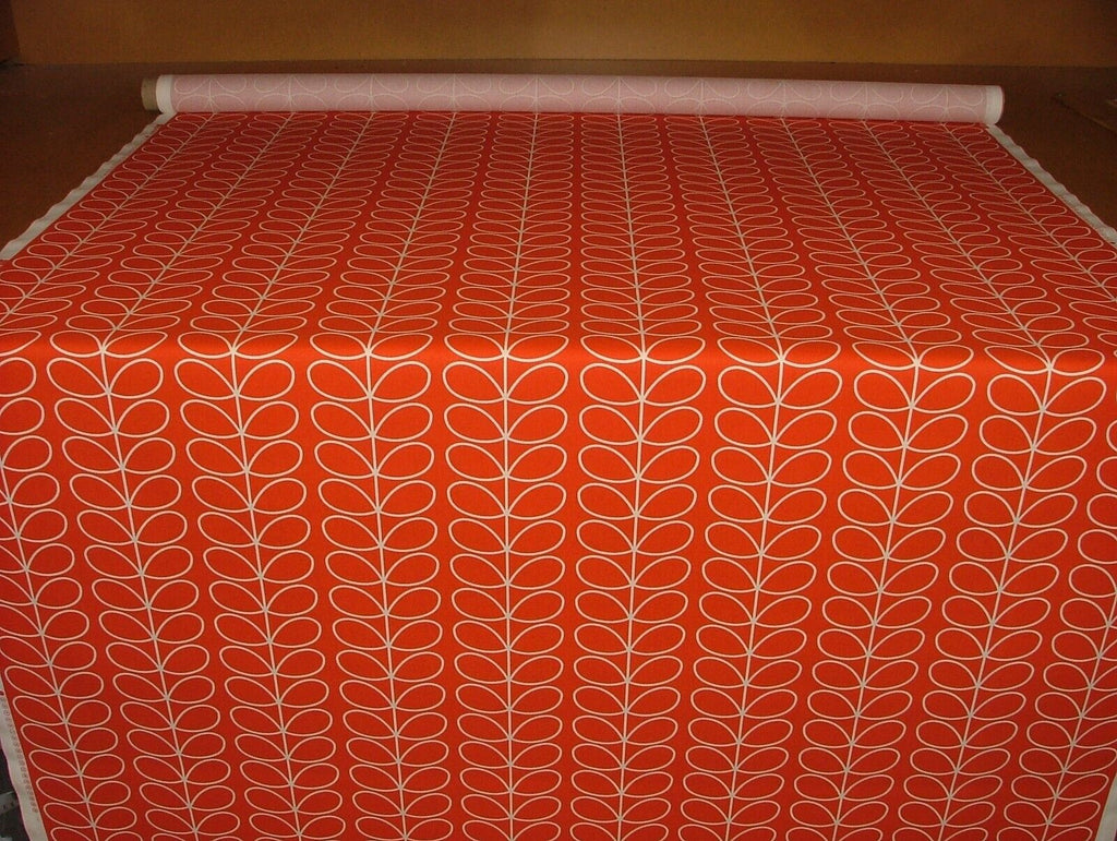 Orla Kiely Linear Stem Tomato Cotton Curtain Upholstery Cushion Craft Fabric