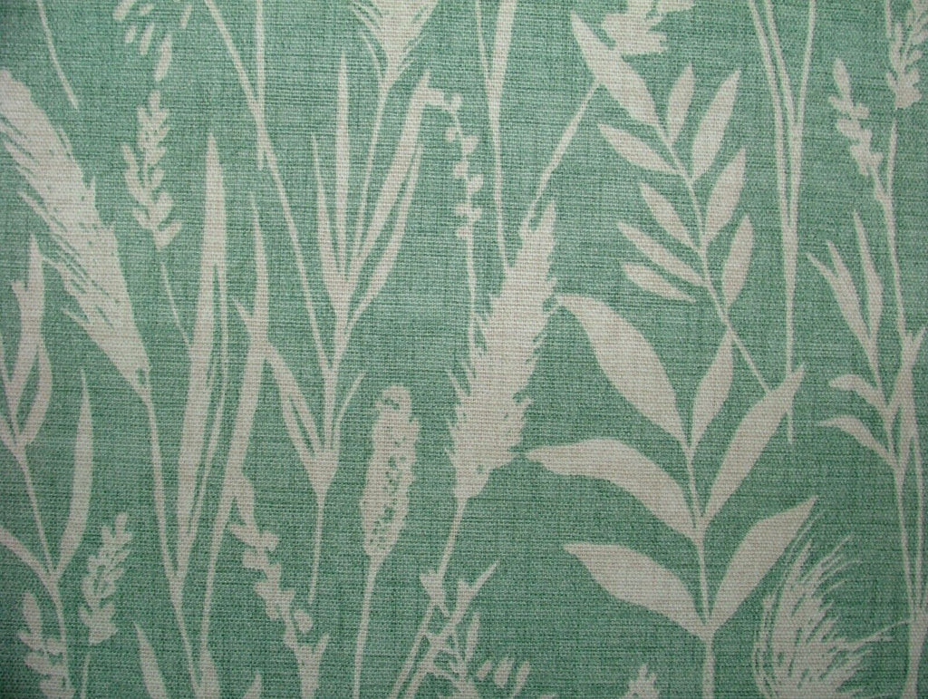 3.2 Metres iLiv Wild Grasses Jade Cotton Fabric Cushion Curtain Upholstery