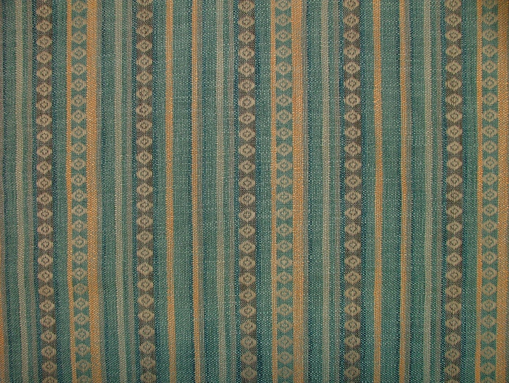 1 Metre iLiv Nalanda Teal Woven Jacquard Curtain Upholstery Cushion Fabric1