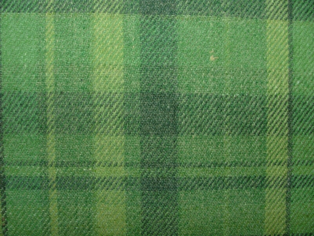 Hunter Highland Wool Blend Tartan Check Upholstery Grade Curtain Cushion Fabric