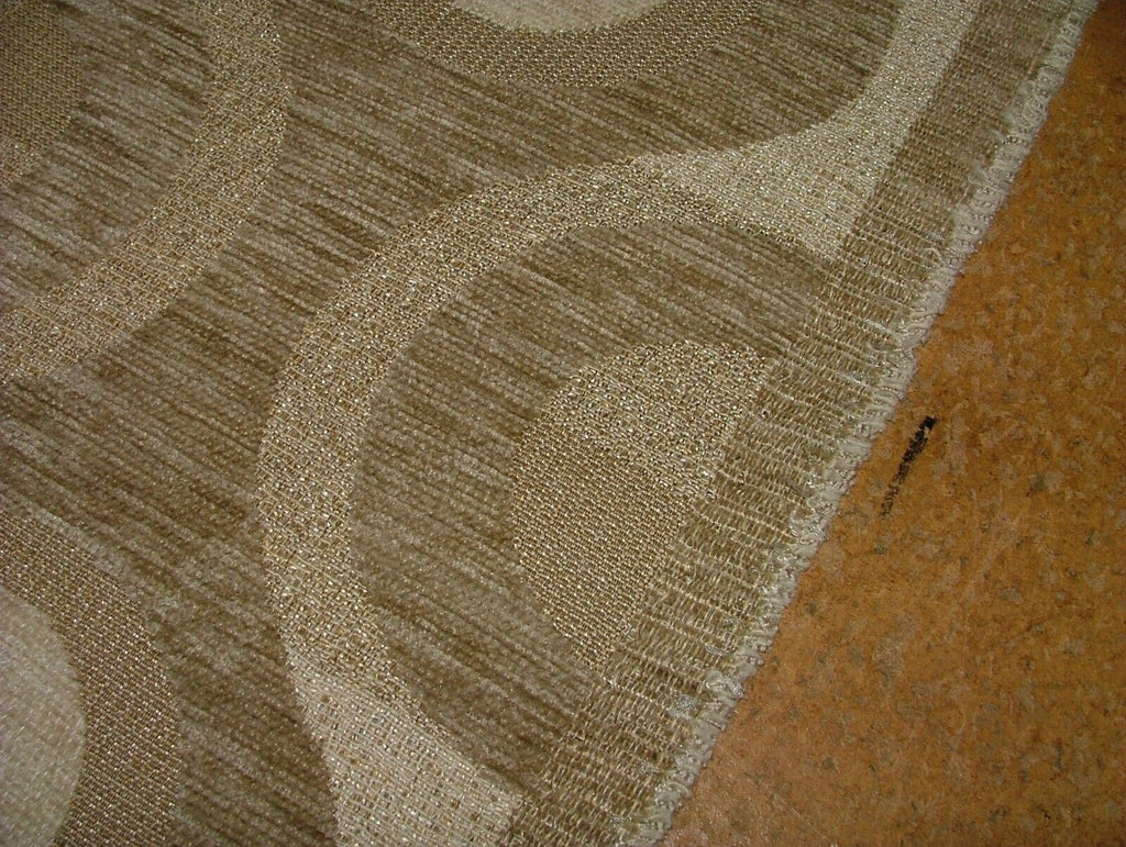 21 Metres Geometric Plush Chenille Fabric Curtain Upholstery Cushion RRP £945.00