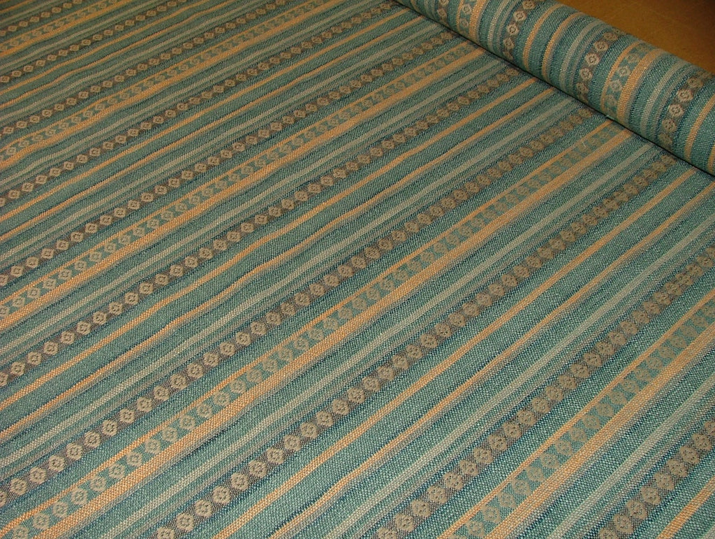 1 Metre iLiv Nalanda Teal Woven Jacquard Curtain Upholstery Cushion Fabric4