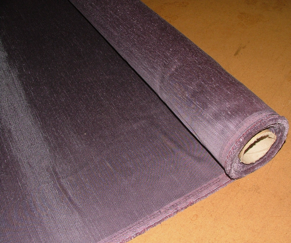 Curtain Fabric Tiffany Cassis Elegant Sheen Upholstery Cushion 16 Metre Roll1