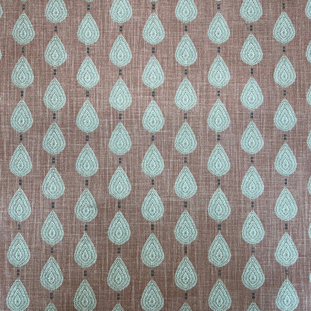 1.2 Metres iLiv Indo Pimento Batik Leaf Fabric Curtain Cushion Upholstery3