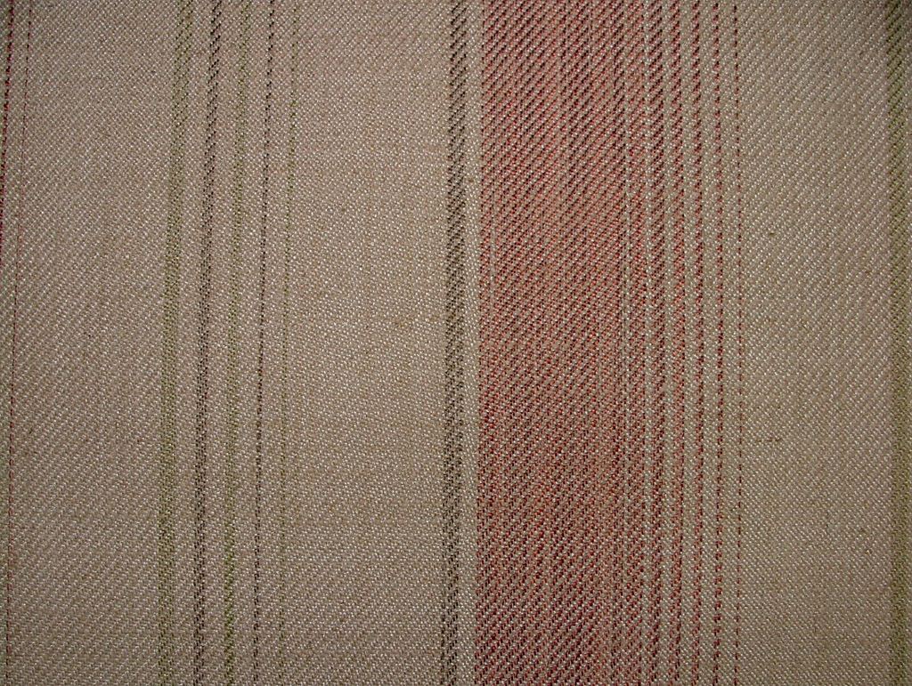 2.8 Metres iLiv Sackville Stripe Rosa Woven Curtain Upholstery Cushion Fabric