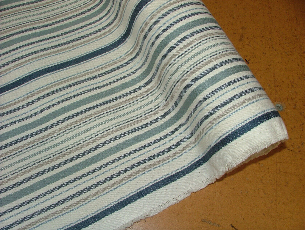 3 Metres iLiv Somerville Riviera Woven Stripe Curtain Upholstery Cushion Fabric