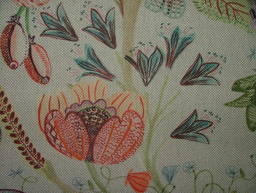 Voyage Maison Curtain Fabric LAAMORA SUMMER Linen Upholstery Cushion 8.3 METRES9