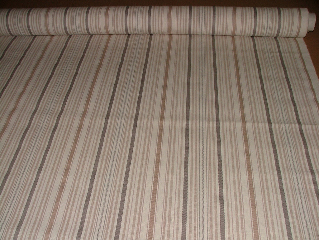 iLiv Woven Stripe Fabric 1.5 Metres Somerville Rose Curtain Upholstery Cushion6