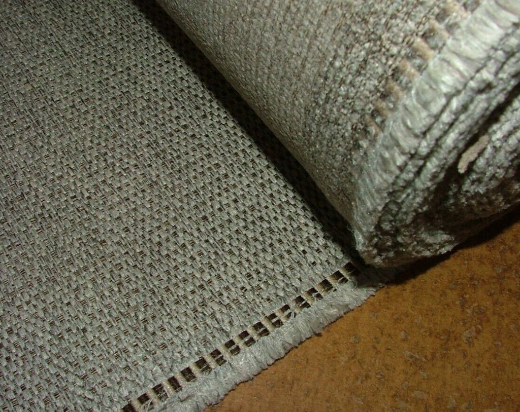 17 Metres Natural Textured Woven Jacquard Curtain Upholstery Cushion Fabric