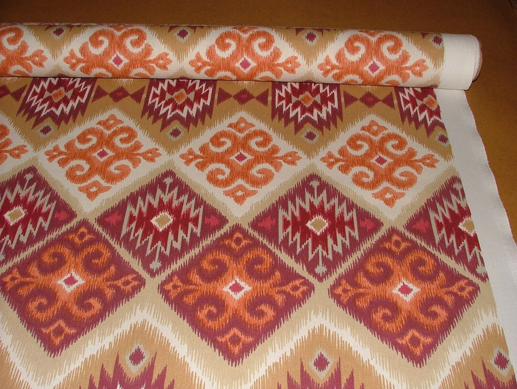 3.8 Metres iLiv Navajo Salsa Cotton Curtain Upholstery Cushion Craft Fabric