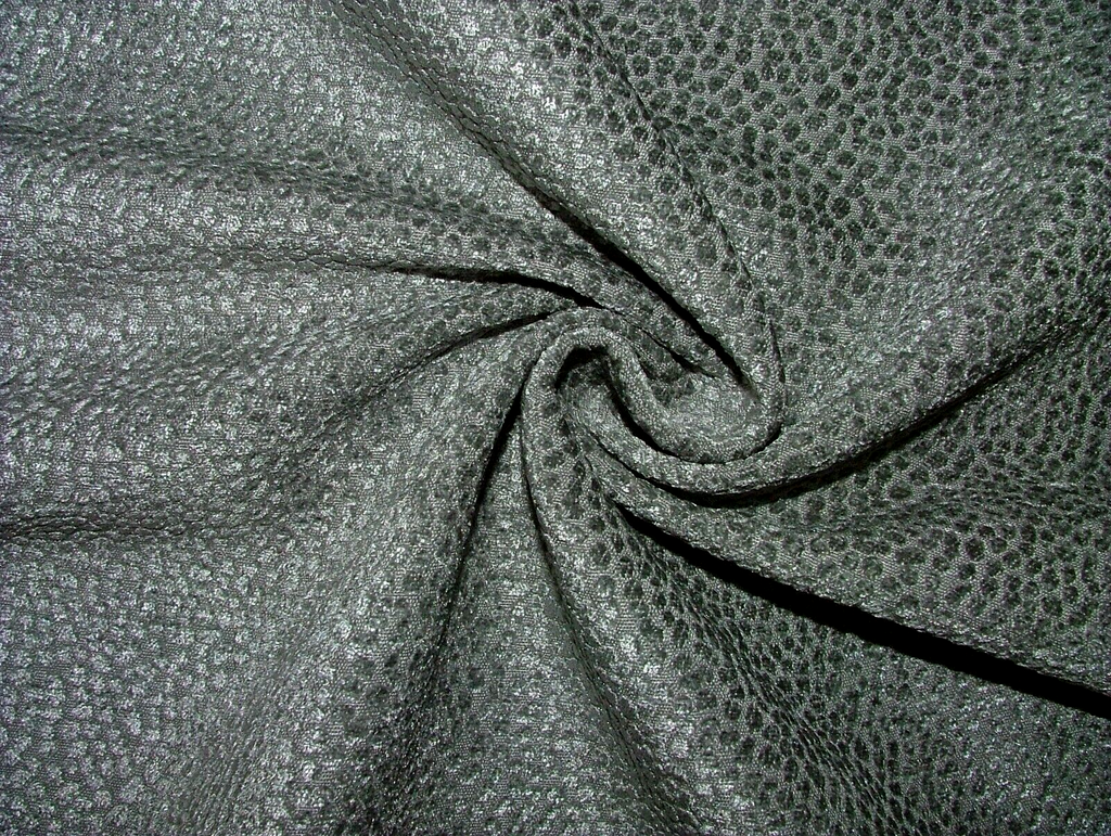 18 Metres Milan Graphite Grey Plush Chenille Fabric Curtain Upholstery Cushion