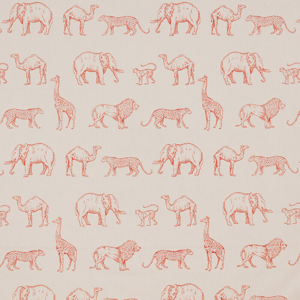 2.7m iLiv Prairie Animals Clementine Cotton Fabric Cushion Curtain Upholstery