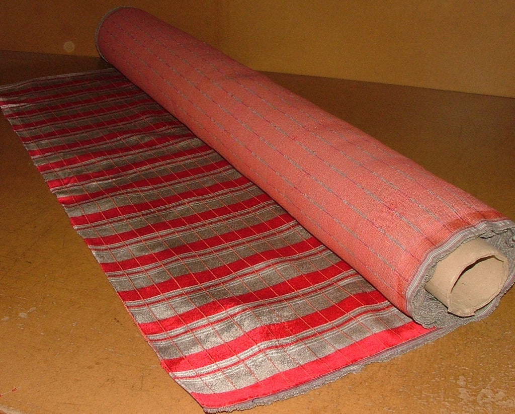 London Underground Upholstery Fabric Southbank Line Ruby RRP £1290.00 - 10 Metre3