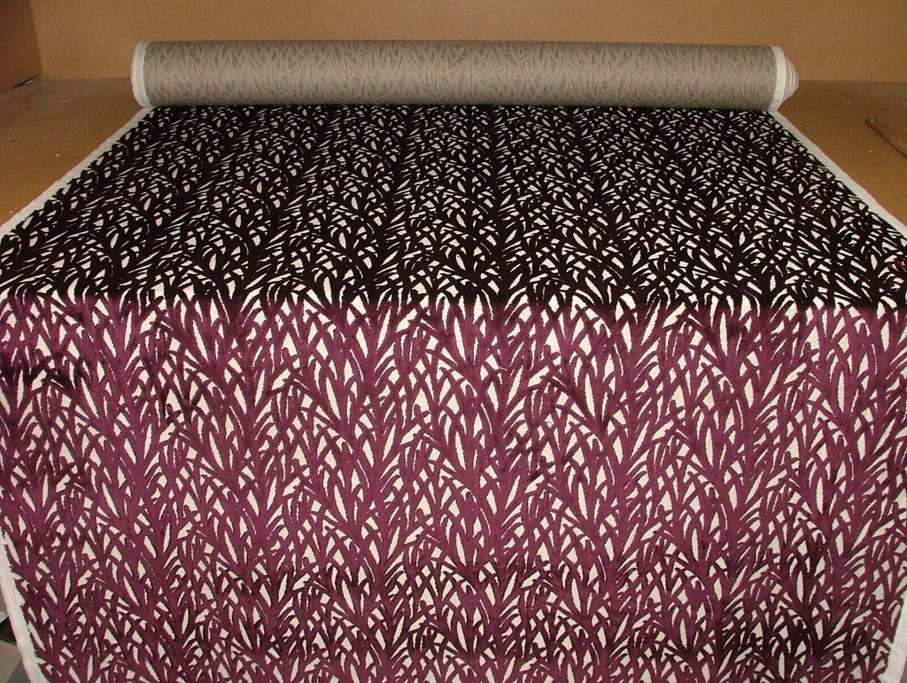 Arboretum  Bilberry Extra Thick Plush Velvet Curtain Upholstery Cushion Fabric