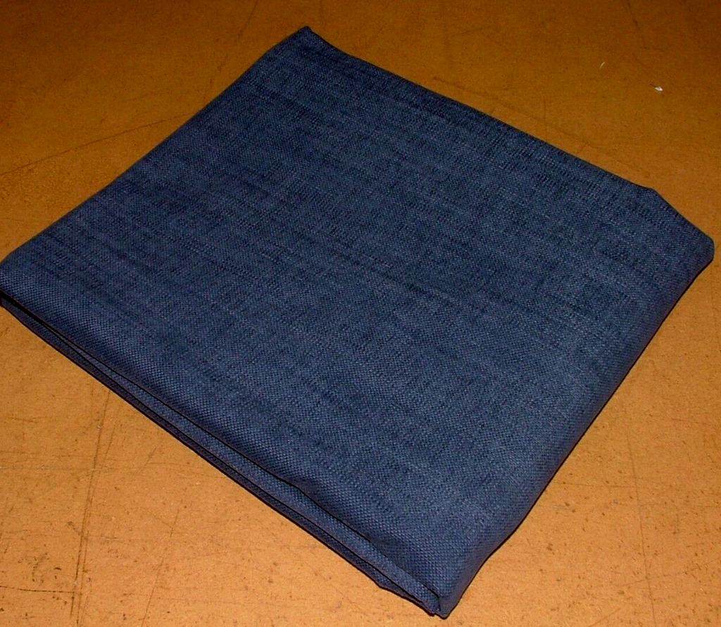 122cms Romo Linara  Navy Blue FR Linen Union Fabric Upholstery Cushion Curtain