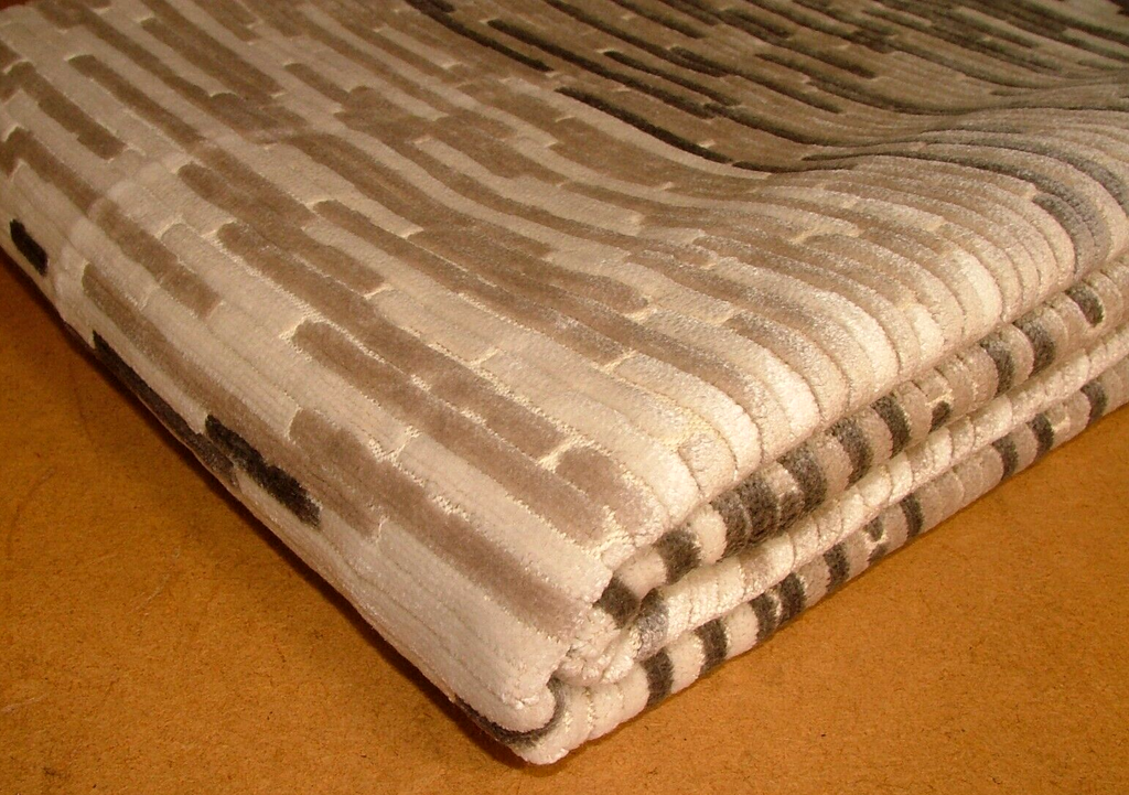 1 Metre Romo Cally Driftwood Textured Velvet Fabric Cushions RRP £74.50