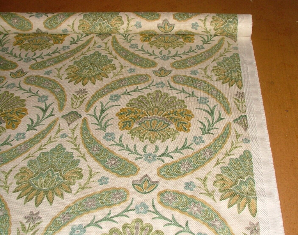 1.8 Metres iLiv Lucerne Mint Thick Linen Blend Fabric Cushion Curtain Upholstery