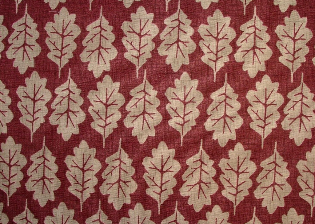 4 Metres iLiv Oak Leaf Maasai 100% Cotton Fabric Cushion Curtain Upholstery