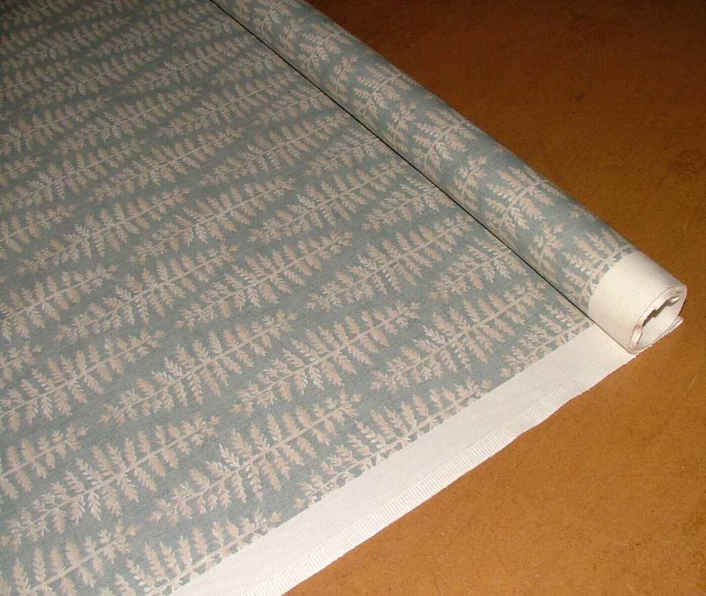 2.1 Metres iLiv Fernia Blue Mist Woven Cotton Fabric Cushion Curtain Upholstery