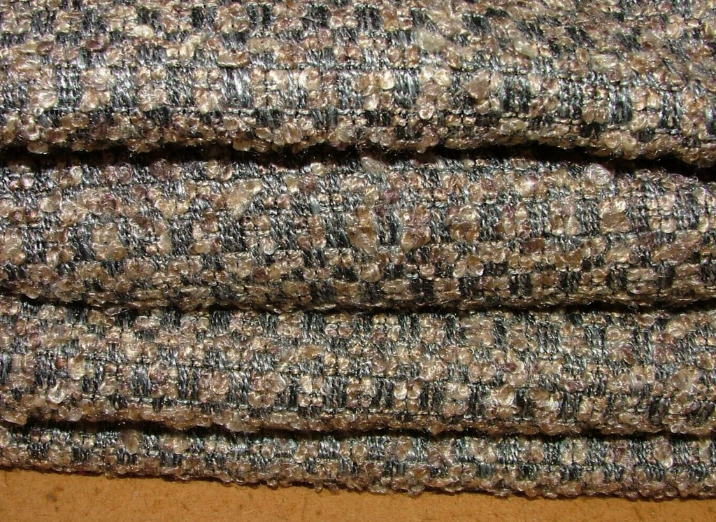 3 Metres iLiv Soll Pewter Thick Boucle Luxury Fabric Curtain Upholstery Cushion