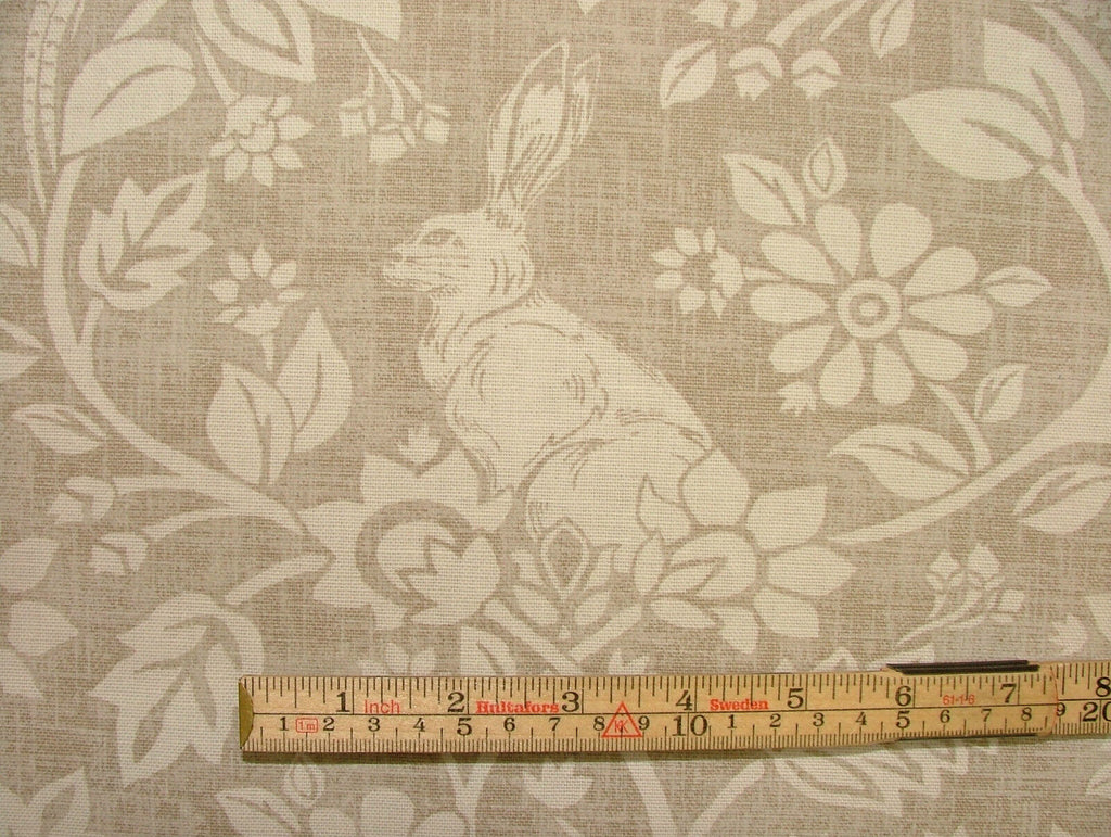 Heathland Hares And Game Birds Cotton Designer Curtain Blinds Upholstery Fabric