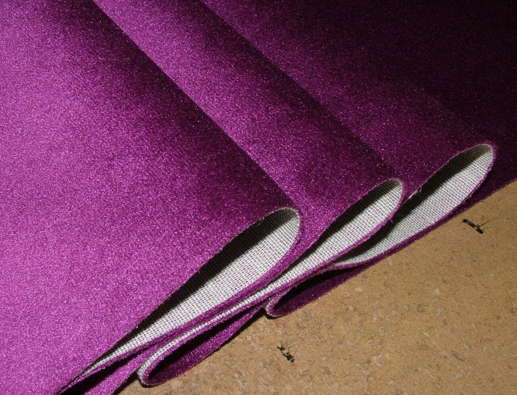 11 Metres Magenta Velvet Fabric Curtain Upholstery Cushion RRP £385.00