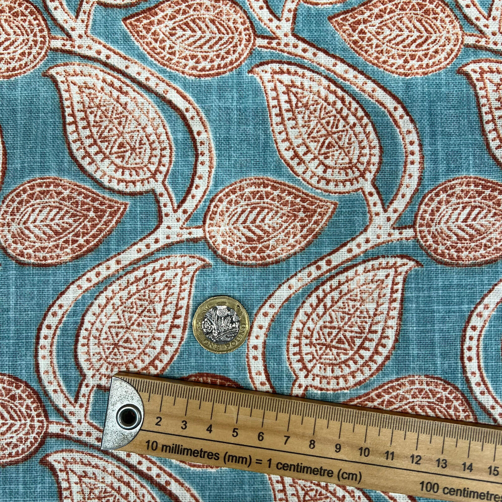 4.3 Metres iLiv Kantha Henna Curtain Upholstery Cushion Roman Blind Fabric