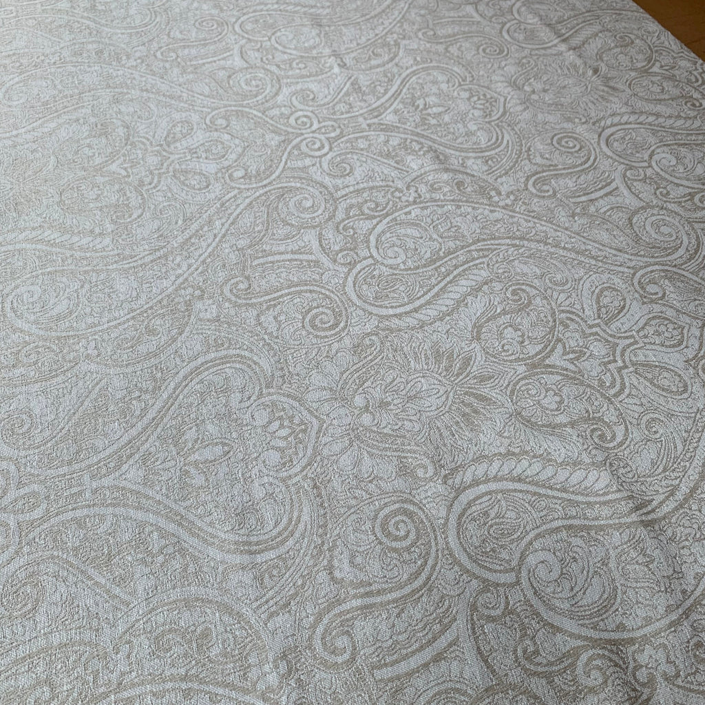 Woven Jacquard Curtain Fabric iLiv 3.8 Metres Etta Ivory Upholstery Cushion4