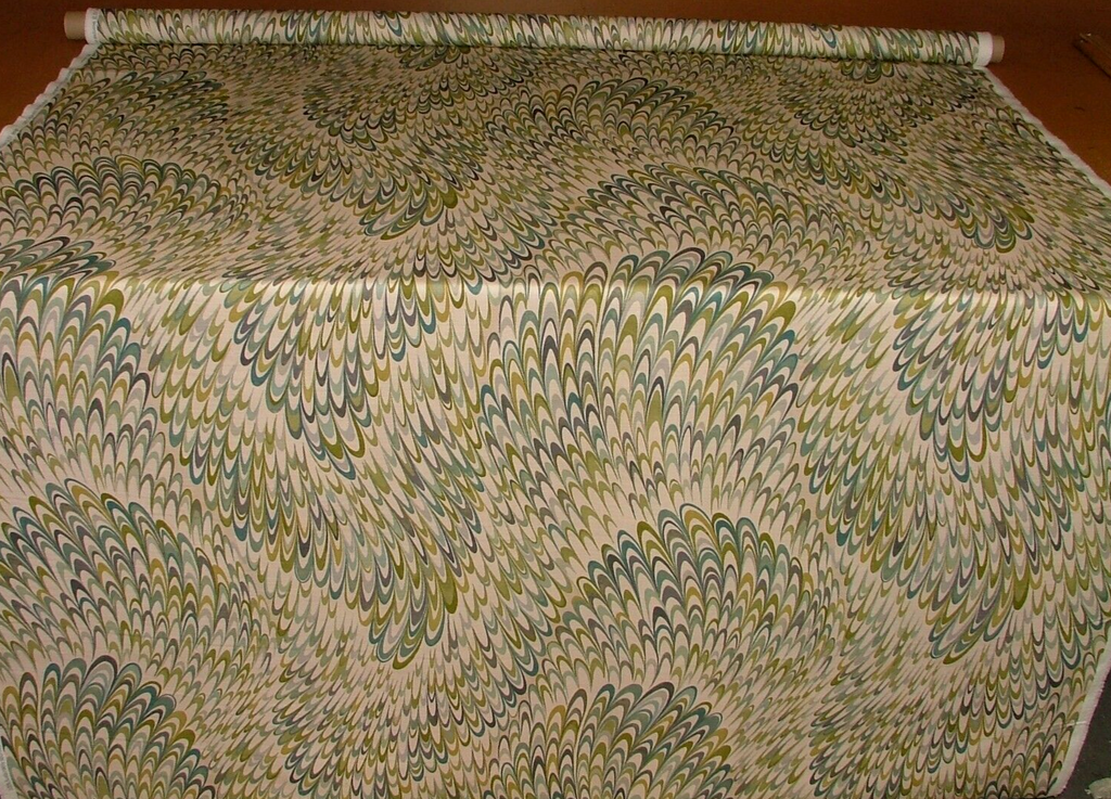 2.5 Metres Seraphina Moss 100% Cotton Curtain Upholstery Cushion Blind Fabric