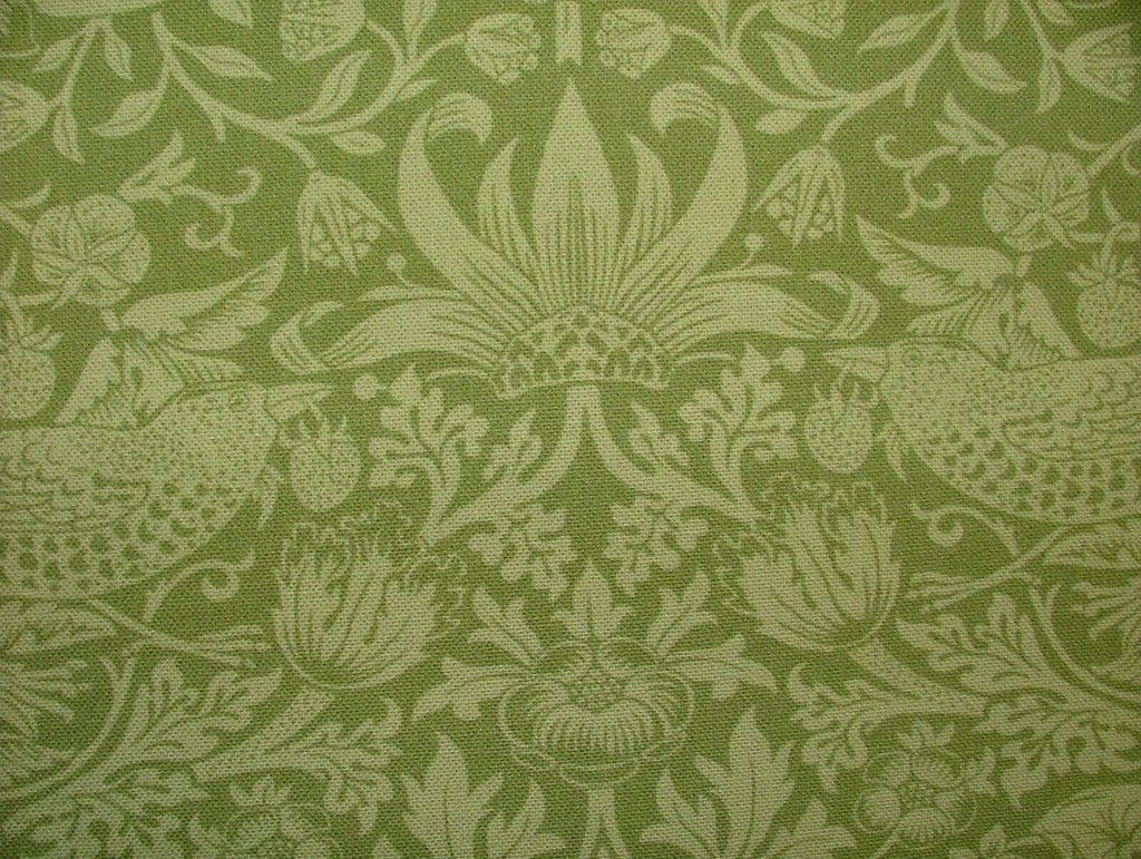 William Morris Strawberry Thief Apple Cotton Curtain Upholstery Cushion Fabric