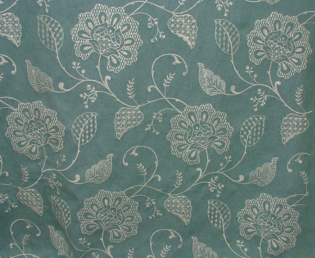 3 Metres iLiv Adriana Glacier Embroidered Fabric Curtain Upholstery Cushion