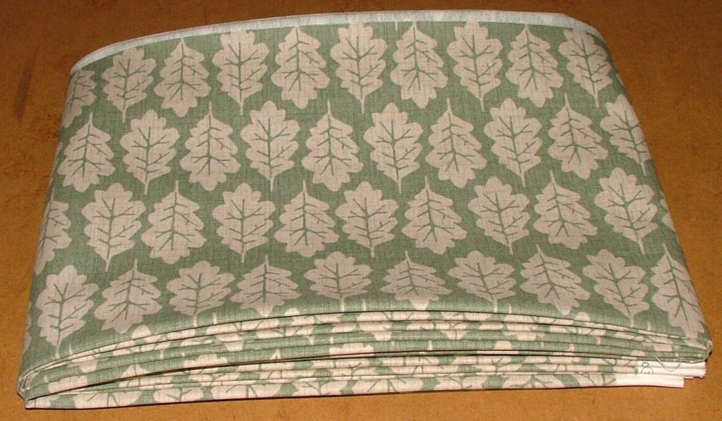 4.2 Metres iLiv Oak Leaf Lichen 100% Cotton Fabric Cushion Curtain Upholstery