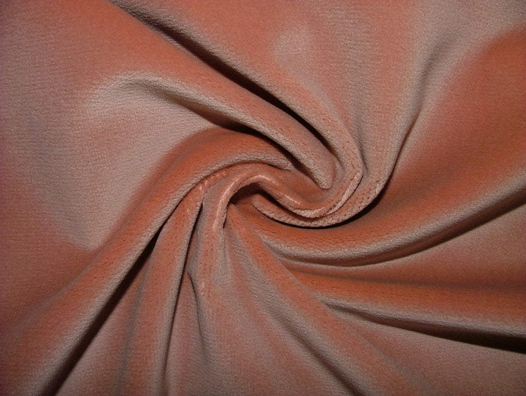 10 Metres Romo Powder Room Pink Velvet Fabric Curtain Upholstery RRP £1250.007