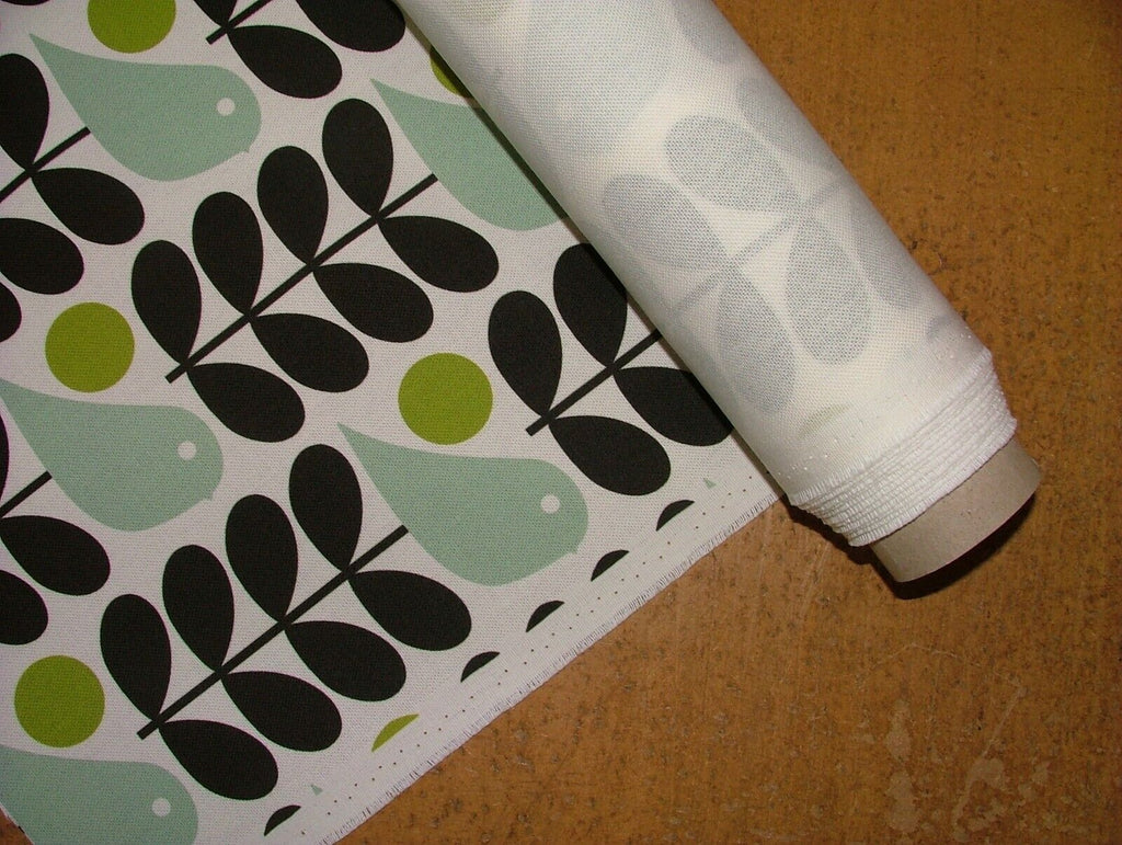 Orla Kiely Early Bird Granite Curtain Upholstery Cushion Bag Making Fabric