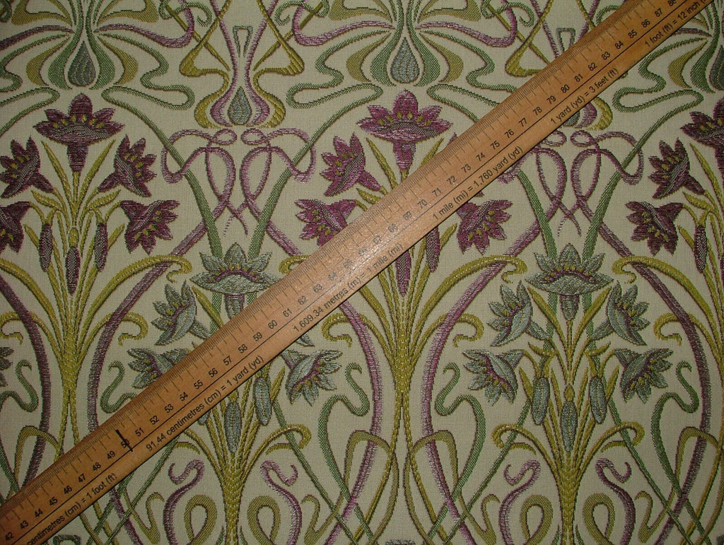 2 Metres Art Nouveau Tiffany Mulberry Thick Jacquard Curtain Upholstery Cushion