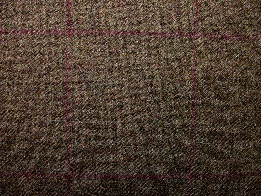 100% Shetland Wool Heather Brindle Tartan Upholstery Curtain Cushion Fabric