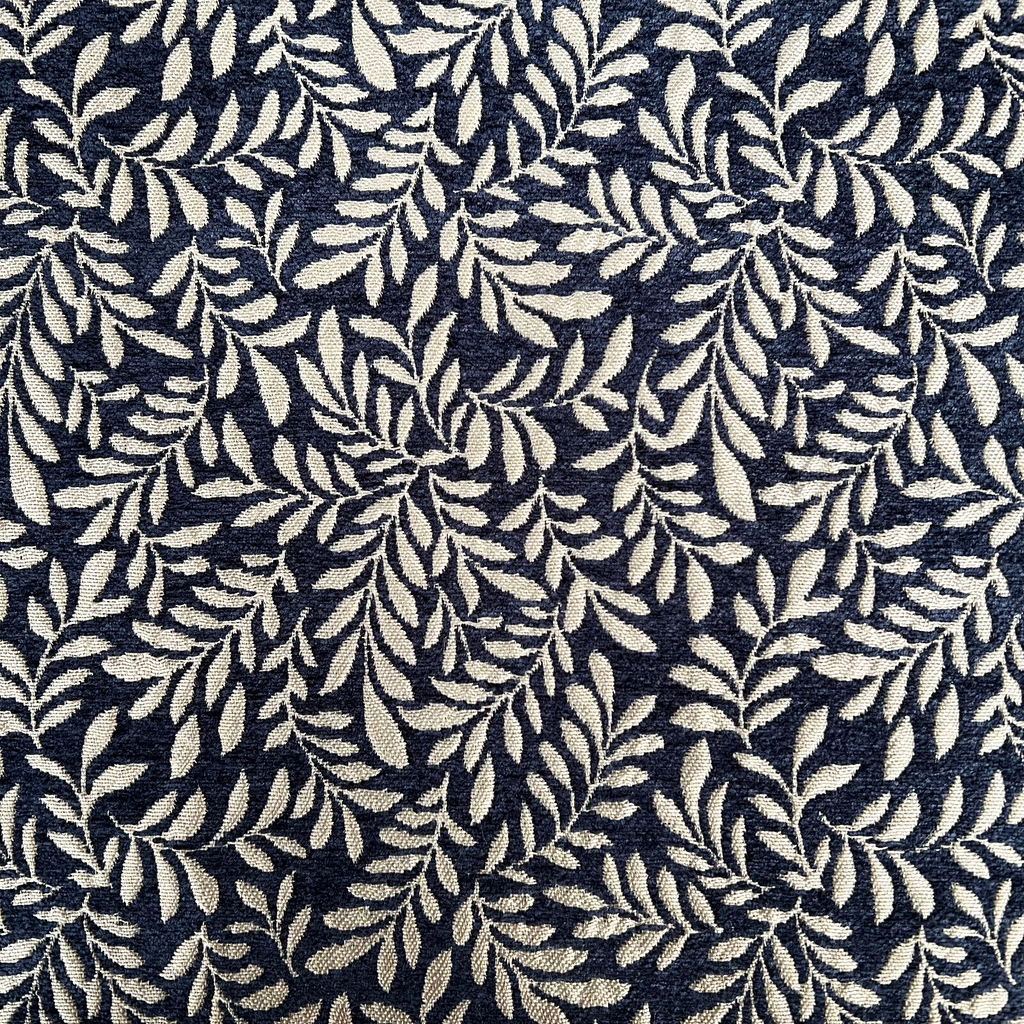 1.4m iLiv Brackenhill Indigo Woven Jacquard Curtain Upholstery Cushion Fabric1