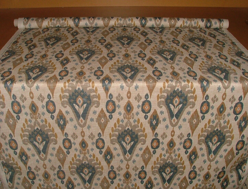 3.1 Metres iLiv Boho Tan Linen Blend Cotton Curtain Upholstery Fabric