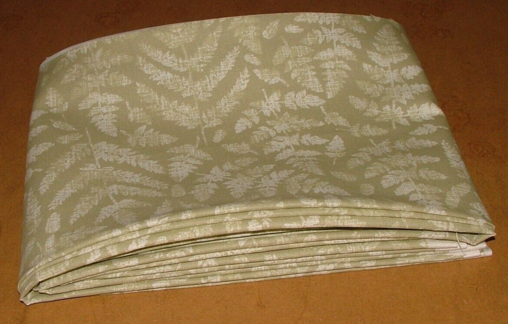 4.3 Metres iLiv Fernshore Fennel Cotton Fabric Cushion Curtain Upholstery