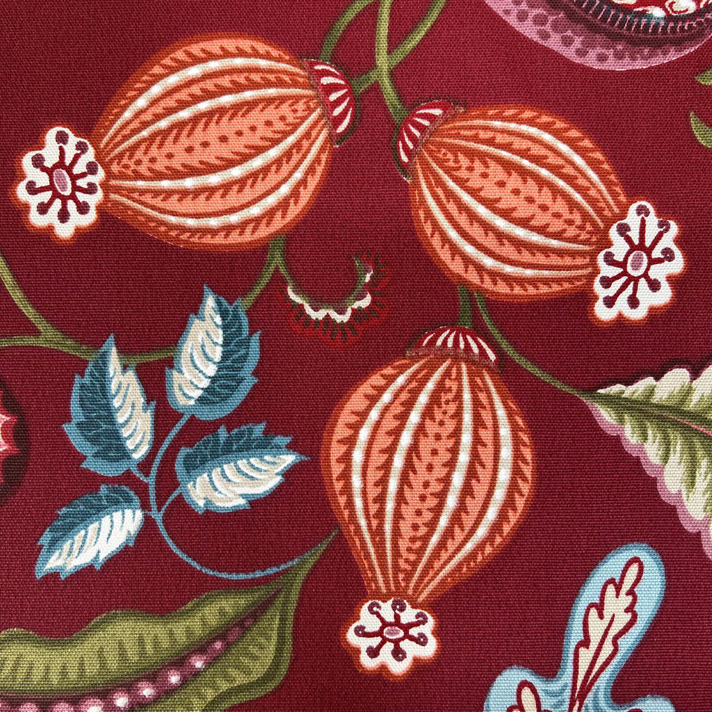 3.7 Metres iLiv Harvest Ruby 100% Cotton Fabric Curtain Roman Blinds Upholstery