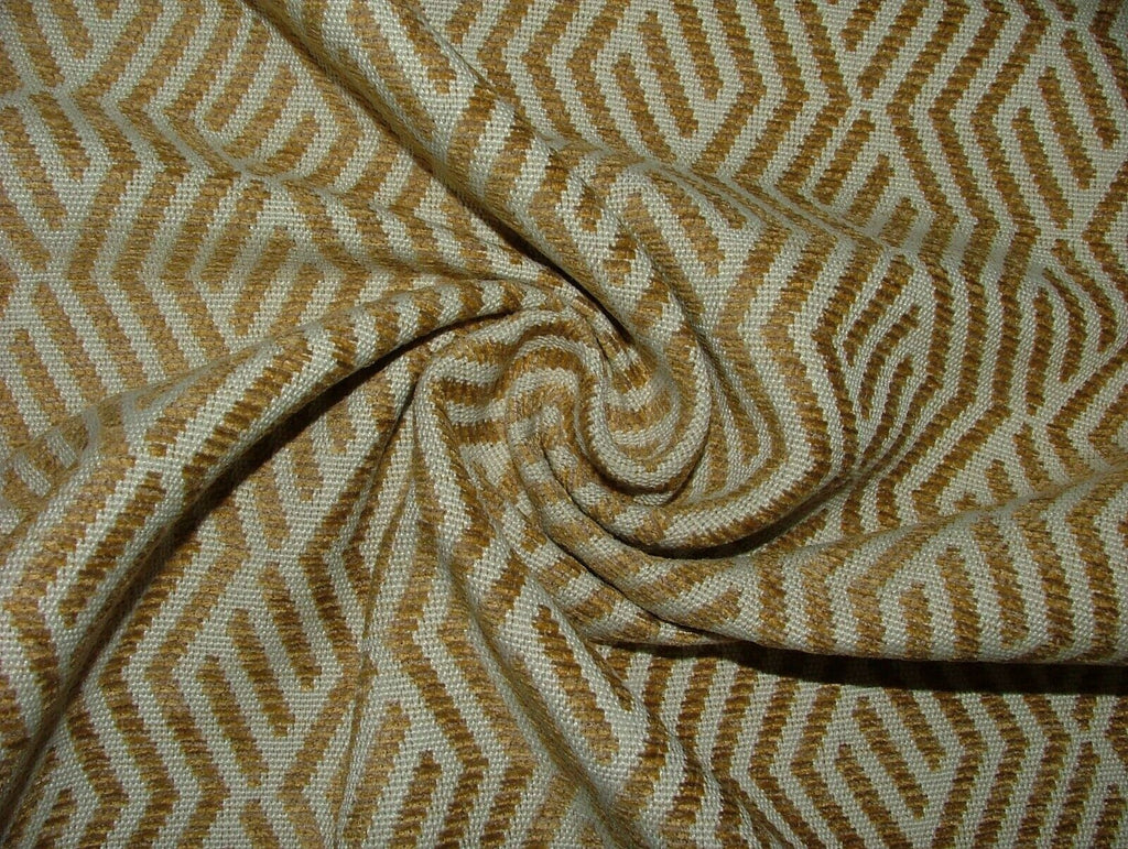 9.2 Metres Romo Gold Woven Jacquard  Fabric Upholstery Curtain Cushion Use