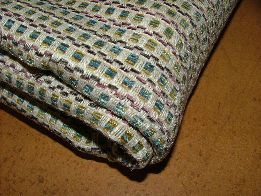 iLiv Woven Curtain Fabric 3.6 Metres Alvana Juniper Textured Cushion Upholstery8