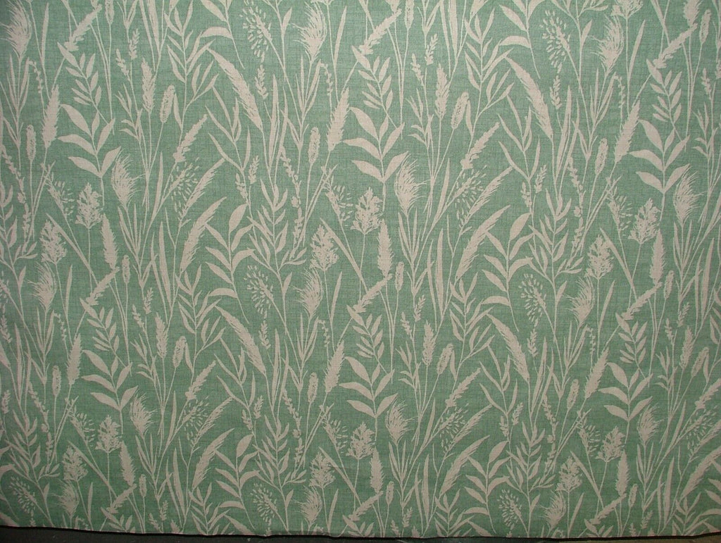 3.2 Metres iLiv Wild Grasses Jade Cotton Fabric Cushion Curtain Upholstery