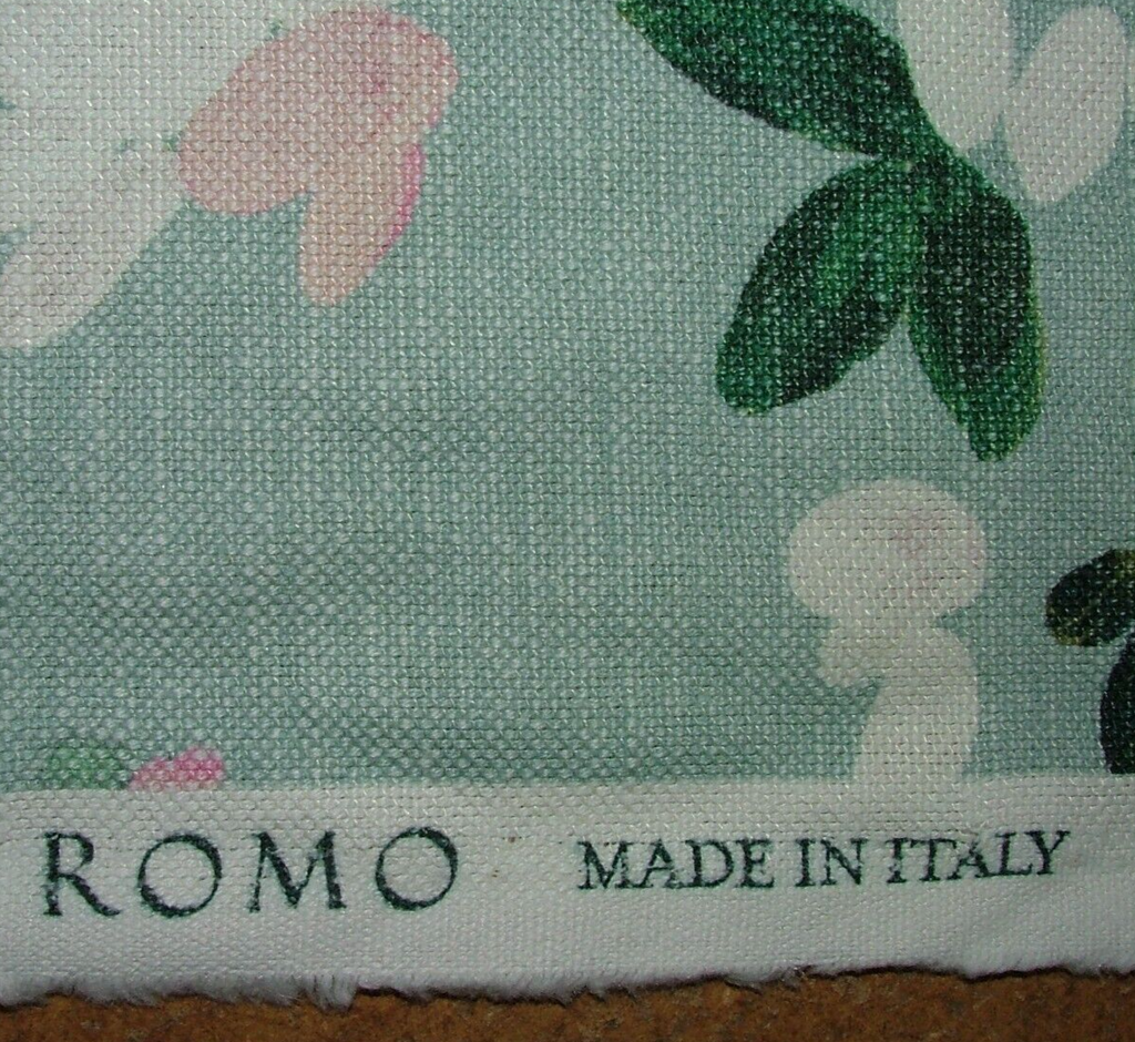 4.6 Metre Romo Printed Linara Elsi Fabric Upholstery Cushion Curtain RRP £333.90