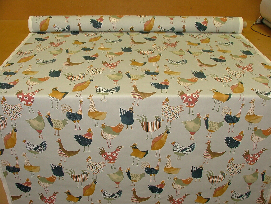 Prestigious Textiles Harriet Hens Fresh Cotton Curtain Blinds Upholstery Fabric