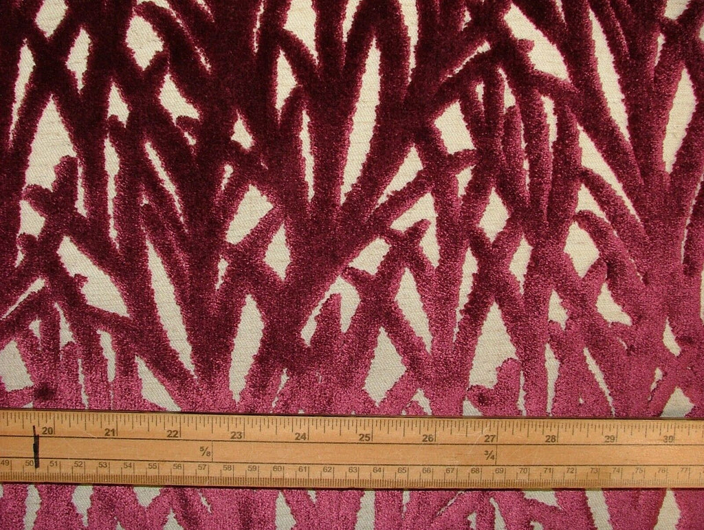 Arboretum Elderberry Thick Plush Velvet Curtain Upholstery Cushion Fabric