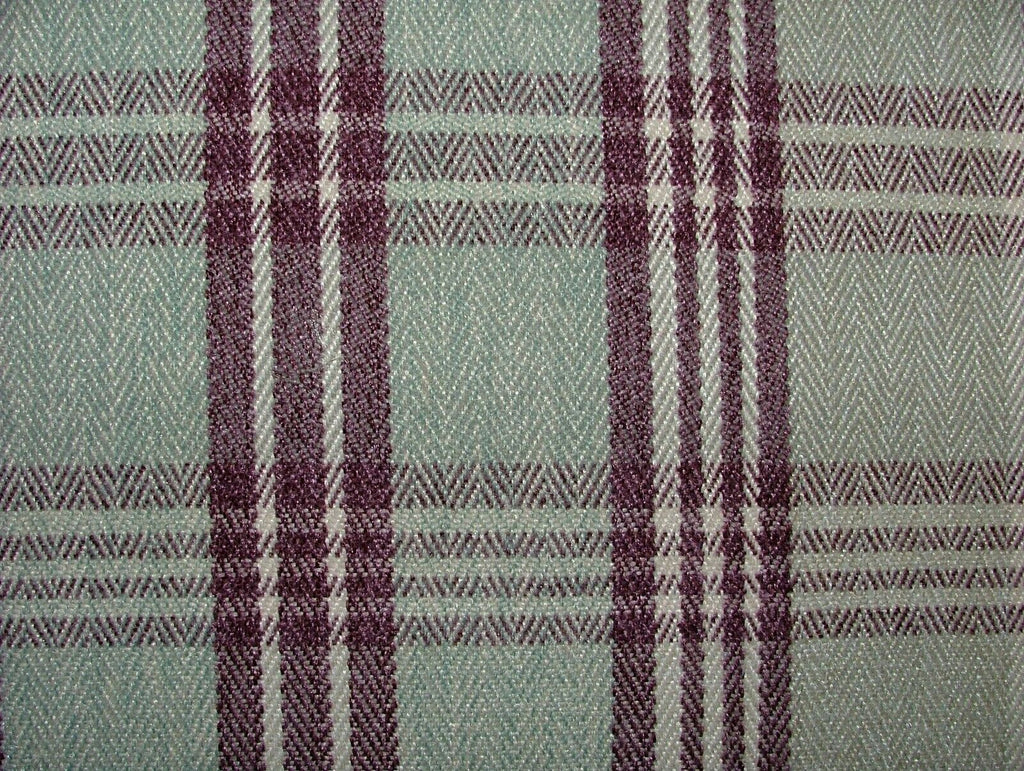 Blair Mulberry Wool Effect Thick Tartan Upholstery Cushion Curtain Fabric