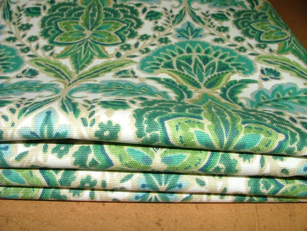 2.2 Metre iLiv Rhapsody Absinthe 100% Cotton Fabric Cushion Curtain Upholstery