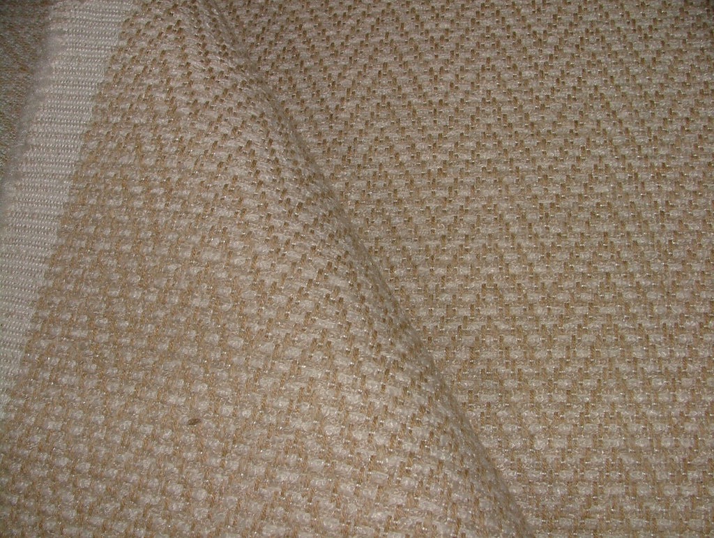 1 Metre iLiv Summit Cream Woven Jacquard Fabric Cushion Curtain Upholstery